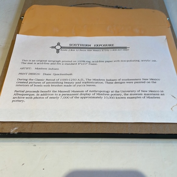 Original serigraph by print artist Diane Quackenbush - Picture 3 of 4